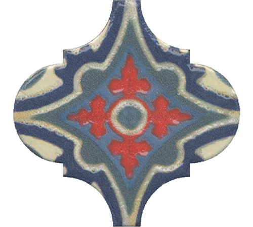 Декор Kerama Marazzi Арабески Майолика орнамент 6.5х6.5 см OS/A29/65000