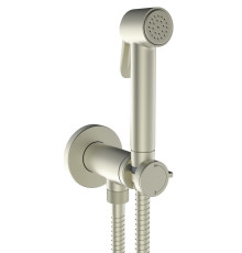 Гигиенический душ со смесителем Bossini Paloma Brass шлифованный никель E37005B.094