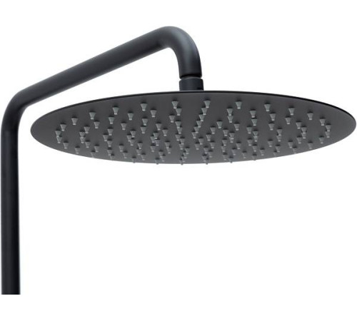 Душевая стойка Allen Brau Priority с изливом 27.7x50.9x123.2 см черный матовый 5.31A10-31