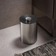 Мусорное ведро Keuco Plan 5 л хром/черно-серый 04989 010037