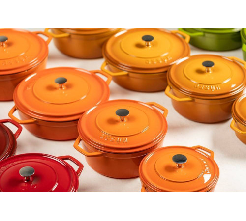 Кастрюля глубокая Hascevher Y DT 20 см Orange A906520