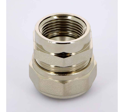 Муфта обжимная никелированная Uni-Fitt 26x3/4 ВР 661N8300