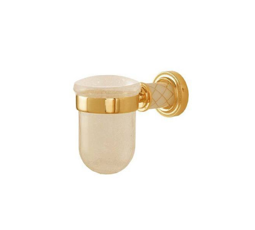 Стакан для зубных щеток Boheme Murano подвесной золото 10904-W-G