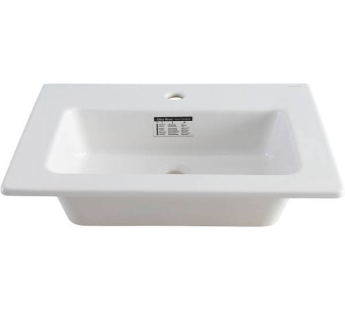 Раковина накладная Allen Brau Fantasy 62 см белый 4.11023.20
