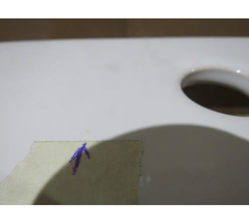 УЦЕНКА Биде напольное GSI Kube X 550х360 мм белое глянцевое 9462111_УЦ/3