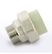 Муфта полипропиленовая FV-Plast разъемная с наружной резьбой 32x1 237032