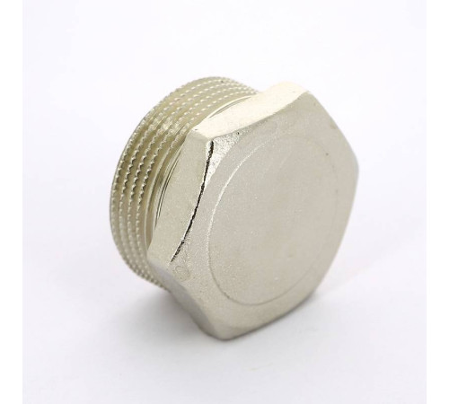 Заглушка никелированная Tiemme 1 1/4 наружная резьба 1500488