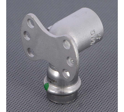 Водорозетка пресс Viega Sanpress Inox из нержавеющей стали 18х1/2 ВР 437251