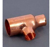 Тройник медный под пайку Viega 28х18х18 мм 114947