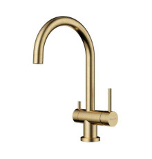 Смеситель для кухни Omoikiri Yamada-AB-022 с подключением фильтра античная латунь 4994264
