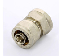 Муфта обжимная никелированная Uni-Fitt 16x1/2 ВР 661N6200
