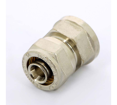 Муфта обжимная никелированная Uni-Fitt 16x1/2 ВР 661N6200