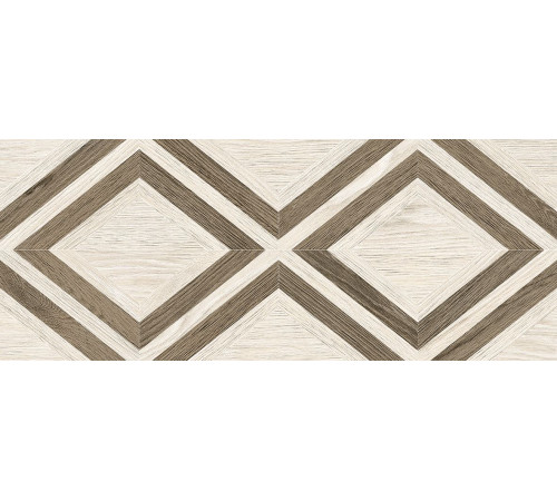 Плитка настенная Laparet Wisdom бежевая с узором 20х50 см х9999284111