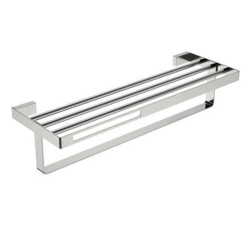 Полка для полотенец Boheme Q подвесная никель 10947-NB