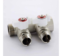 Коллектор с шаровыми кранами Uni-Fitt 3/4х1/2 2 выхода 40 мм 420N3220