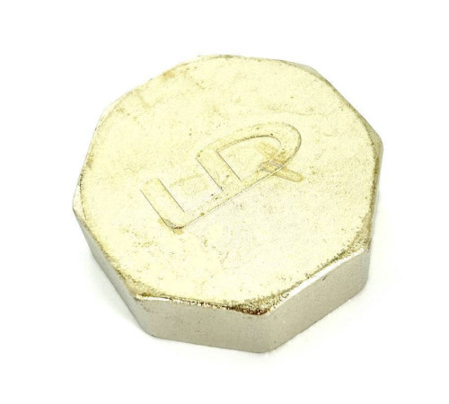 Заглушка латунная LD Pride 1 1/2 ВР никелированная 67.504.40