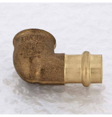Угол 90° пресс-В бронзовый Viega Sanpress 15х1/2 108441