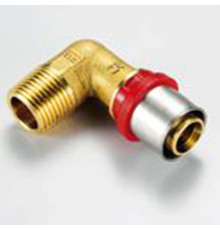 Угольник 90° пресс с наружной резьбой Tiemme 26x3/4 1650046