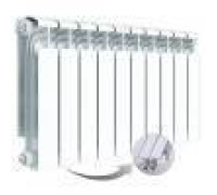 Радиатор алюминиевый Rifar Alum Ventil 350 7 секций нижнее правое подключение ralvrp35007