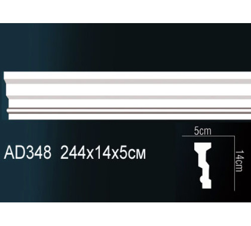 Молдинг Perfect AD348 полиуретановый 2000х40х20 мм AD348