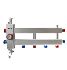 Гидроразделитель из нержавеющей стали с коллектором ZOTA горизонтальный односторонний 3 контура GR4930001213