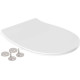 Крышка-сиденье для унитаза Allen Brau Fantasy Smartfix Soft-Close белая 4.11005.20