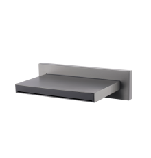 Излив настенный каскадный Boheme Zodiac 12.8 см оружейная сталь 625/2-GM