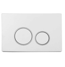 Кнопка смыва для инсталляции Boheme пластик 24х1.5х16 см белый 661