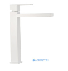 Смеситель для раковины Aquanet Blanco высокий картридж 25 мм белый AF420-11W