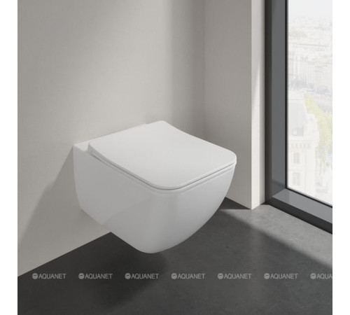 Унитаз подвесной Villeroy & Boch Venticello 375x560 мм с сиденьем 4611RL01
