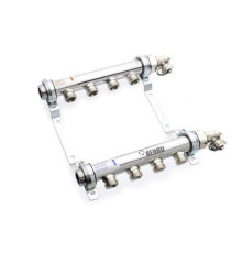 Коллектор Oventrop HLV 12 выходов 1 x 3/4 EK из нержавеющей стали 11102181001