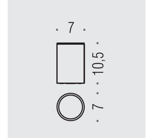 Стакан настольный металлический Colombo Design Plus черный матовый W4941.NM