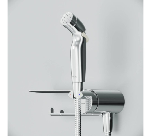 Смеситель с гигиеническим душем и полкой встраиваемый AM.PM Func F0H8F900