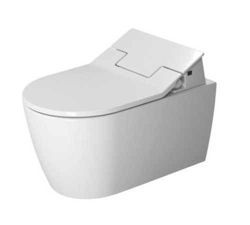 Комплект унитаз подвесной Duravit ME by Starck Rimless и крышка-биде SensoWash Slim 2529590000/611000002304300