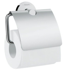 Держатель туалетной бумаги с крышкой Hansgrohe Logis Universal хром 41723000