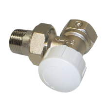 Клапан термостатический угловой Hoobs 1/2 ВР/НР с преднастройкой Kvs 2.5 HB-TSVSQ-120012