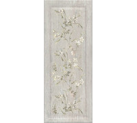 Плитка настенная Kerama Marazzi Кантри Шик серый панель декорированный 20х50 см 7189