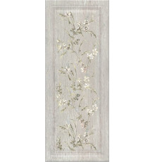 Плитка настенная Kerama Marazzi Кантри Шик серый панель декорированный 20х50 см 7189