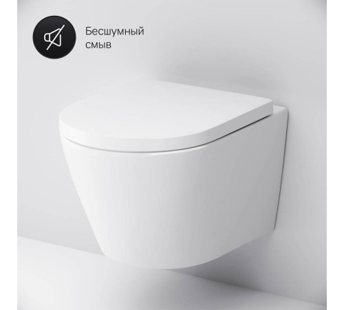 Унитаз подвесной AM.PM Spirit V2.0 FlashClean с сиденьем микролифт C741701SC