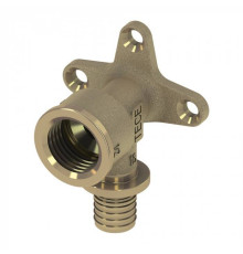 Уголок с настенным креплением TECEflex 25x3/4 латунь 768526