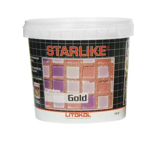 Добавка для затирки Litokol Starlike Finishes Gold золотая 0.15 кг ф2690