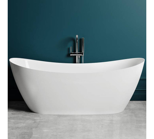 Ванна отдельностоящая Salini Noemi 185х78х72 см S-Stone белый матовый 101811SM