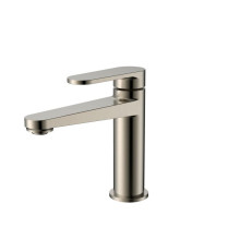 Смеситель для раковины Aquanet Novara никель шлифованный AQM6910BN