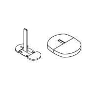 Заглушка для монтажа на готовом полу Zehnder белая RAL 9016 ZB00290001