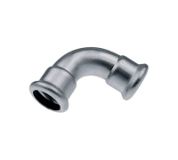 Отвод 90° KAN-therm Inox 28 мм пресс-пресс нержавеющая сталь 6190239