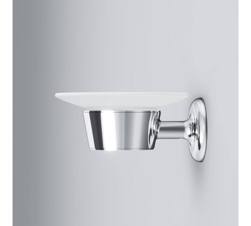 Мыльница стеклянная с настенным держателем AM.PM Like A8034200