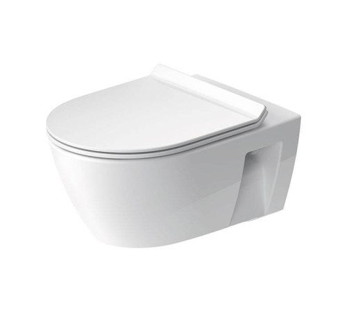Унитаз подвесной Duravit No.1 540х360 мм безободковый с сиденьем микролифт белый 45820900A1