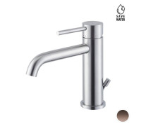 Смеситель для раковины Newform X-STEEL 316 с донным клапаном излив 145 мм PVD Brushed copper bronze 69610X.59.067