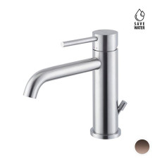 Смеситель для раковины Newform X-STEEL 316 с донным клапаном излив 145 мм PVD Brushed copper bronze 69610X.59.067