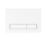 Клавиша смыва Elsen E08 220х150 мм белый E08white